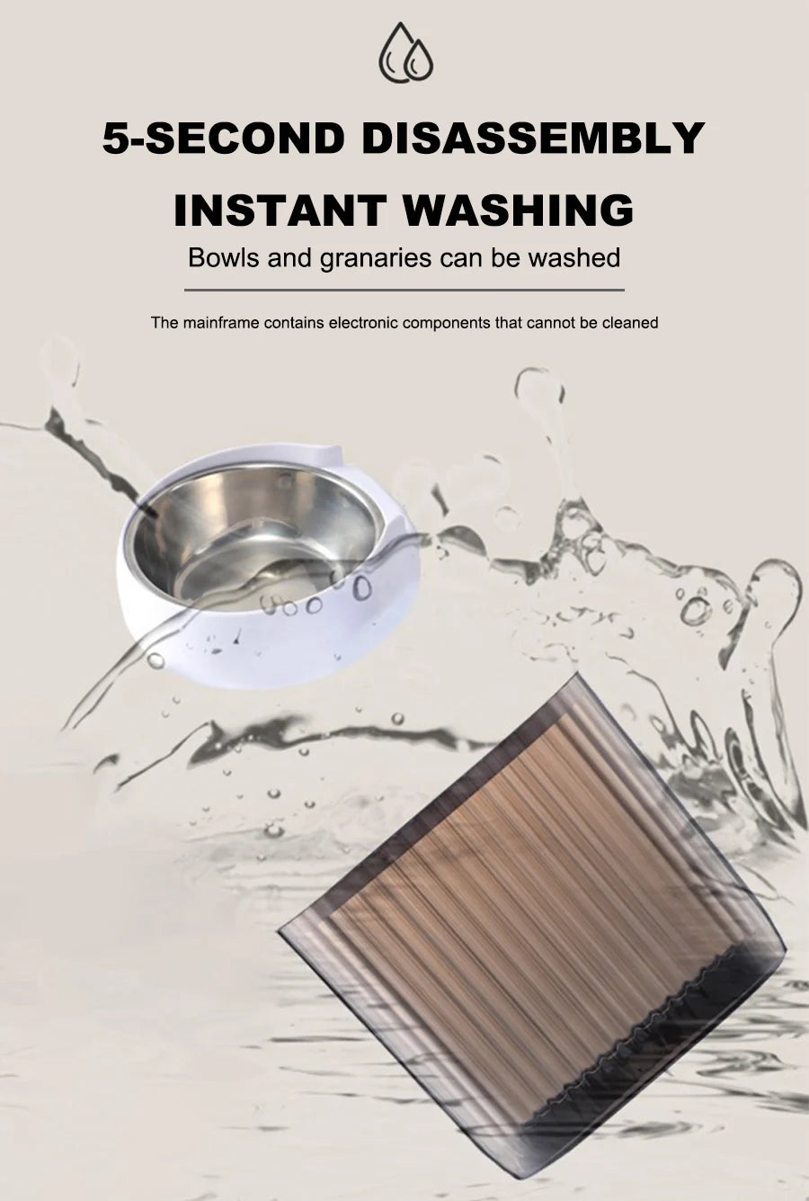 /Automatic Pet Feeder- App Controlled Food Dispenser- Smart Feeder w/Timer-Pet Bowls/Feeding
