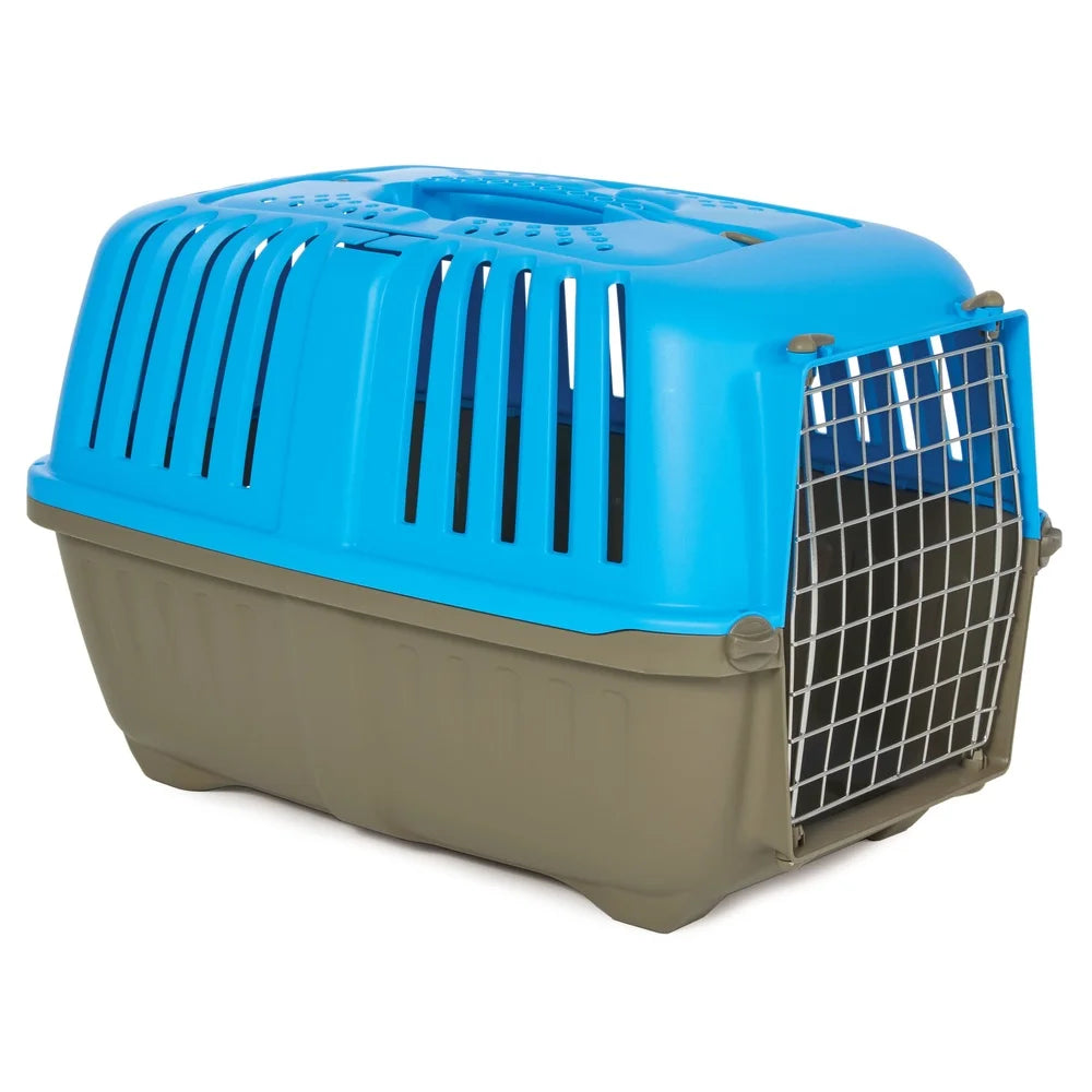Portable Hard Sided Pet Carrier- Small Dogs- Easy Clean- Durable Design with Comfortable Handle perfect for Travel