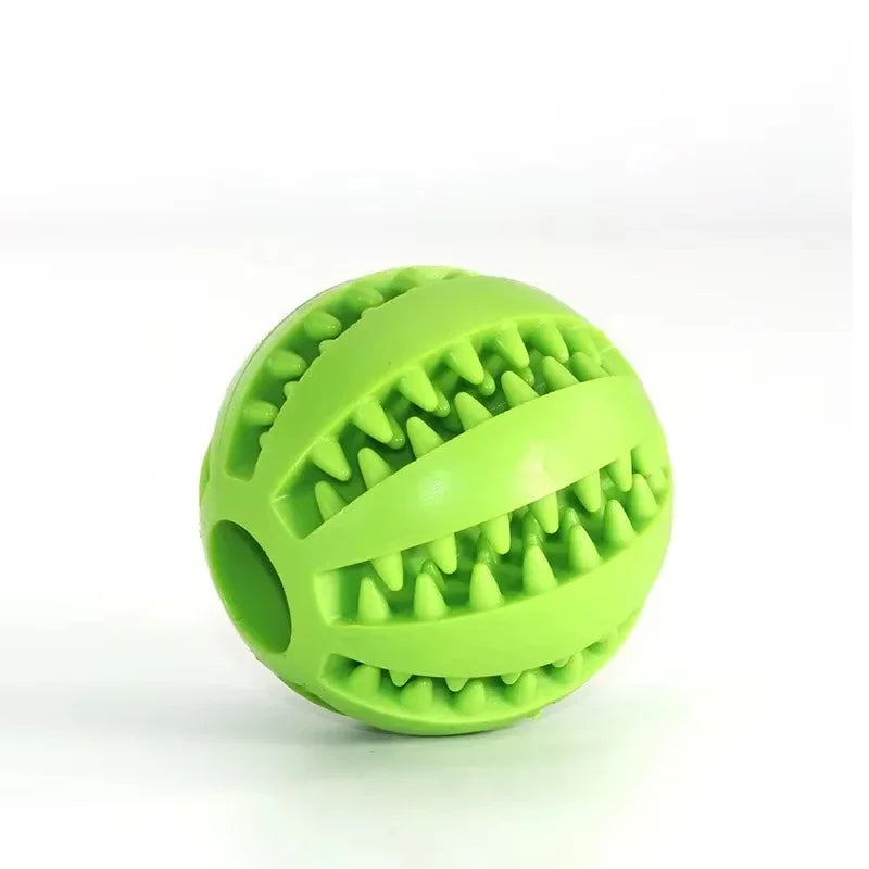 Natural Rubber Pet Dog Toy- Dog Chew Toy- Cleaning Teeth-Freshens Breath-Treat Ball- Extra-tough Interactive Elasticity Ball 5cm