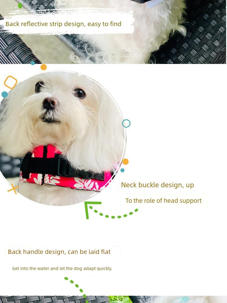 Dog Swim Suit- Water Vest Small Size Dogs