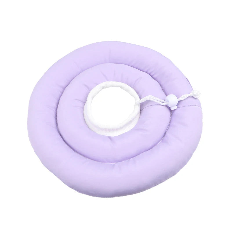 Wound Recovery Collar- Adjustable-Ring Collar- Prevent Licking-size S to XL-Collar/Leashes