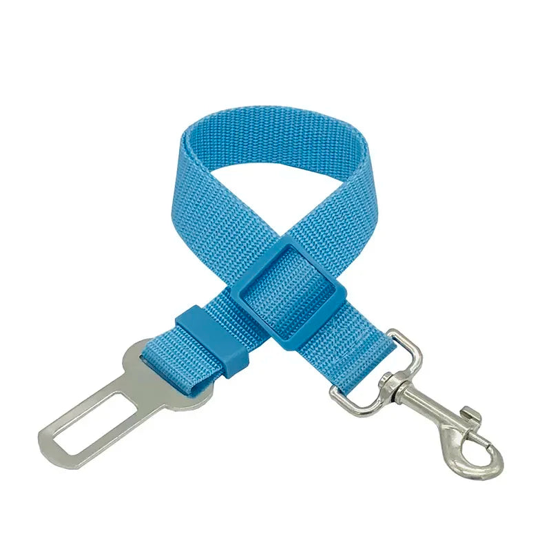 Dog Car Seat Belt- Safety Protector- Travel Pets Accessories- Dog Leash Collar Breakaway- Solid Car Harness