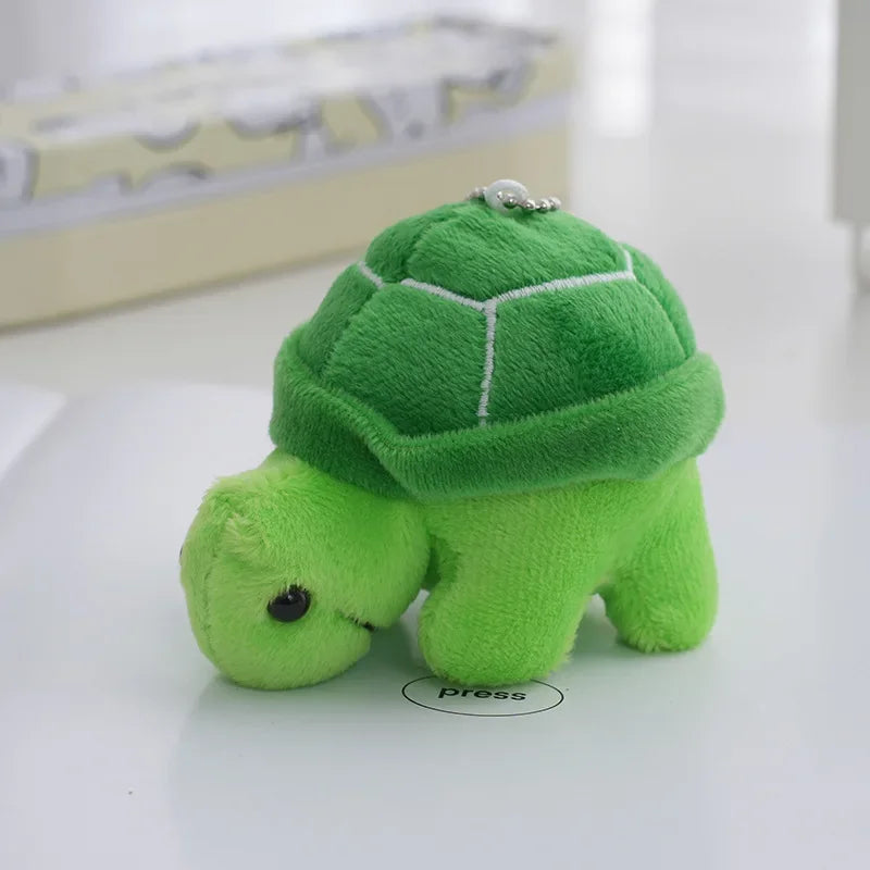 1pc Random Colors- Turtle Shaped Plush Toy For Small and Medium Dogs- To Grind and Clean- For Interactive Play