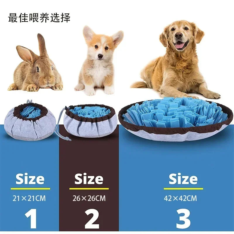 Dogs Snuffle Mat- Anti Choking Mat- Dog Training Toy- Pet Slowing Feeding Intelligence Mat