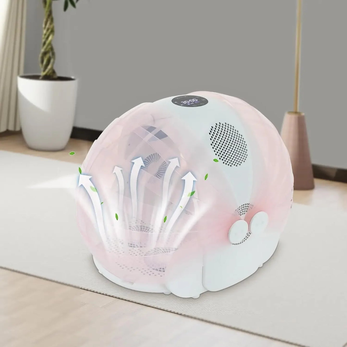 Smart Pet Dryer Box- Automatic Pet Dryer- Small Dog Drying Box with 8 Fan 4 Speed-Foldable-Hair Blow 360°- Ultra Quiet