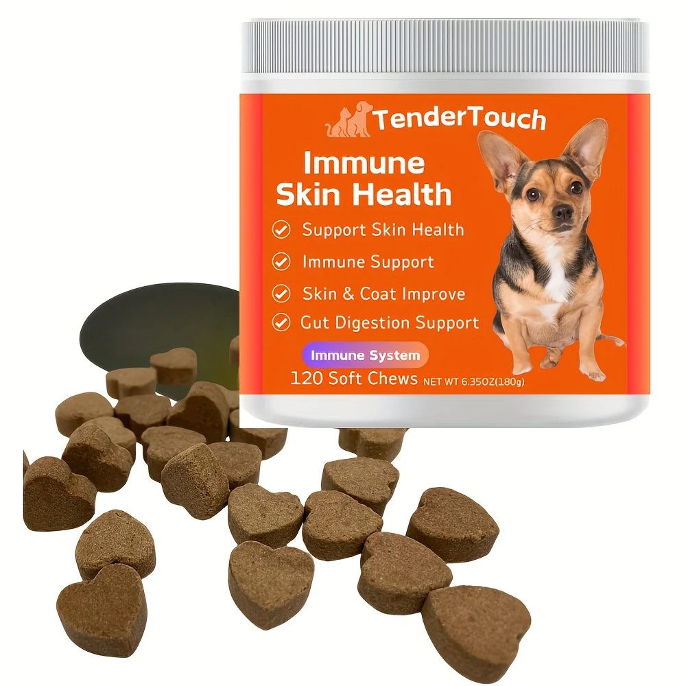 Allergy/Immune Supplement-120 Chews - 1 Pack (1 x 180g/6.35oz) - Tender Touch Allergy & Immune Support