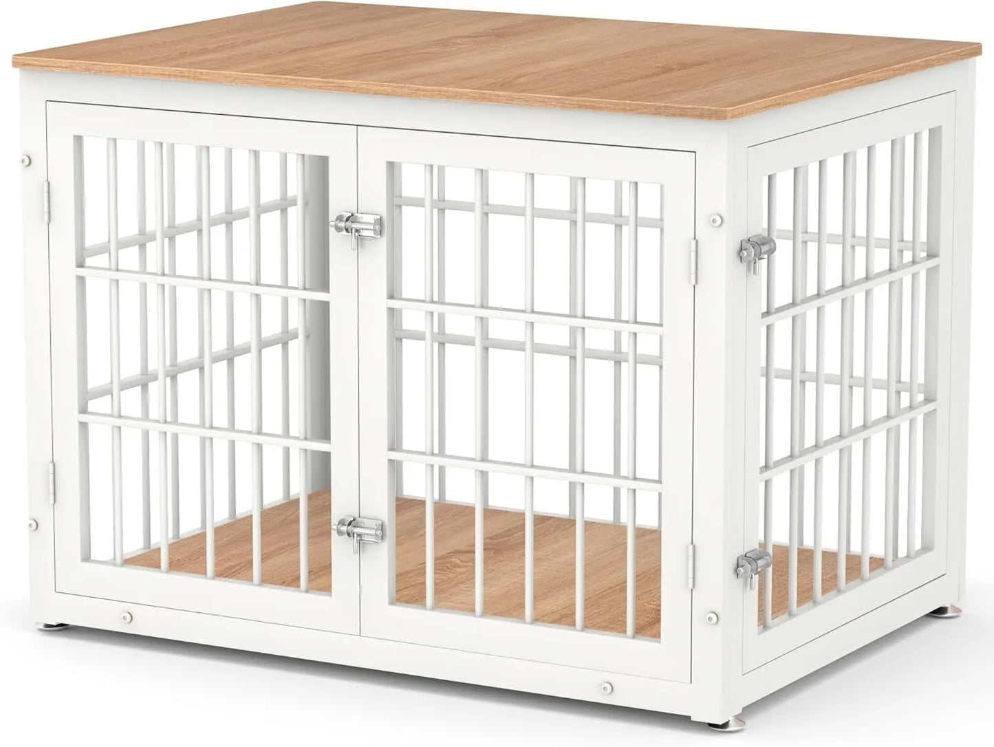 26" Heavy Duty Dog Crate Furniture for Small Dogs- Decorative Pet House End Table- Wooden- Indoor-Small