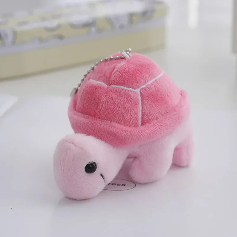 1pc Random Colors- Turtle Shaped Plush Toy For Small and Medium Dogs- To Grind and Clean- For Interactive Play