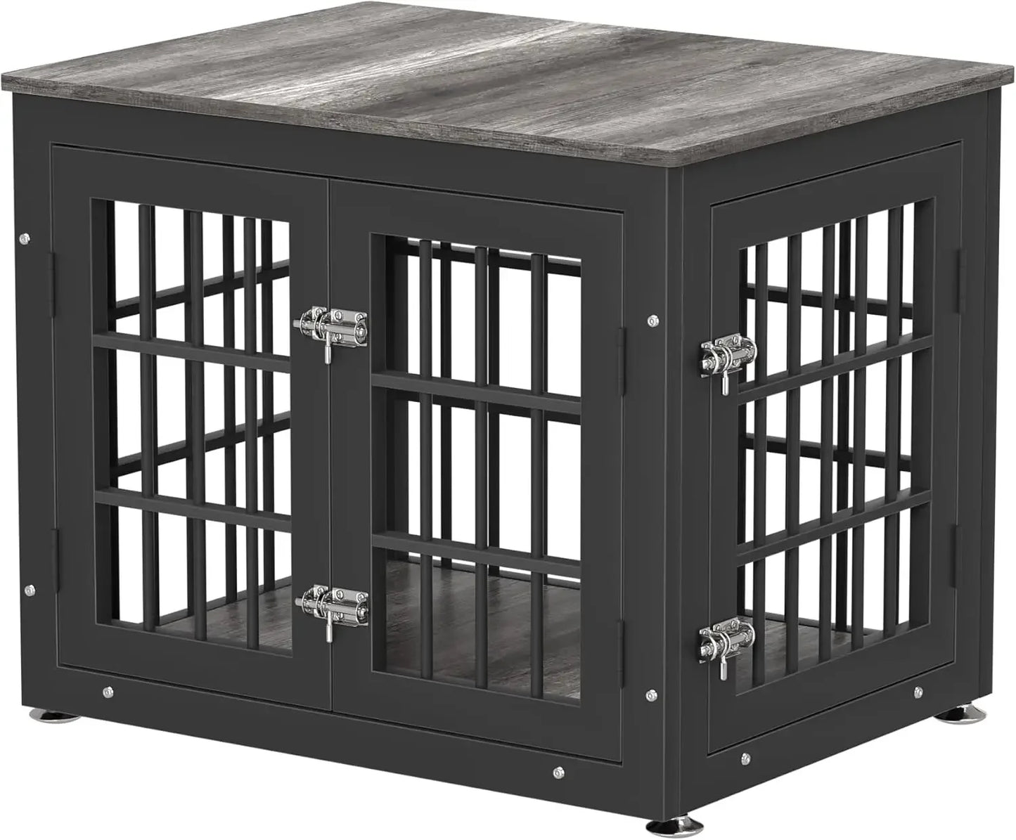26" Heavy Duty Dog Crate Furniture for Small Dogs- Decorative Pet House- End Table- Wooden- Indoor