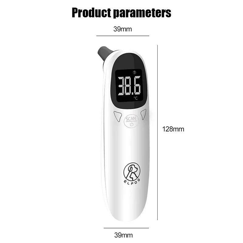 Pet Ear Digital Thermometers- Animal Measuring -Non-Contact Electronic Highly Accurate For Home or Clinic Use