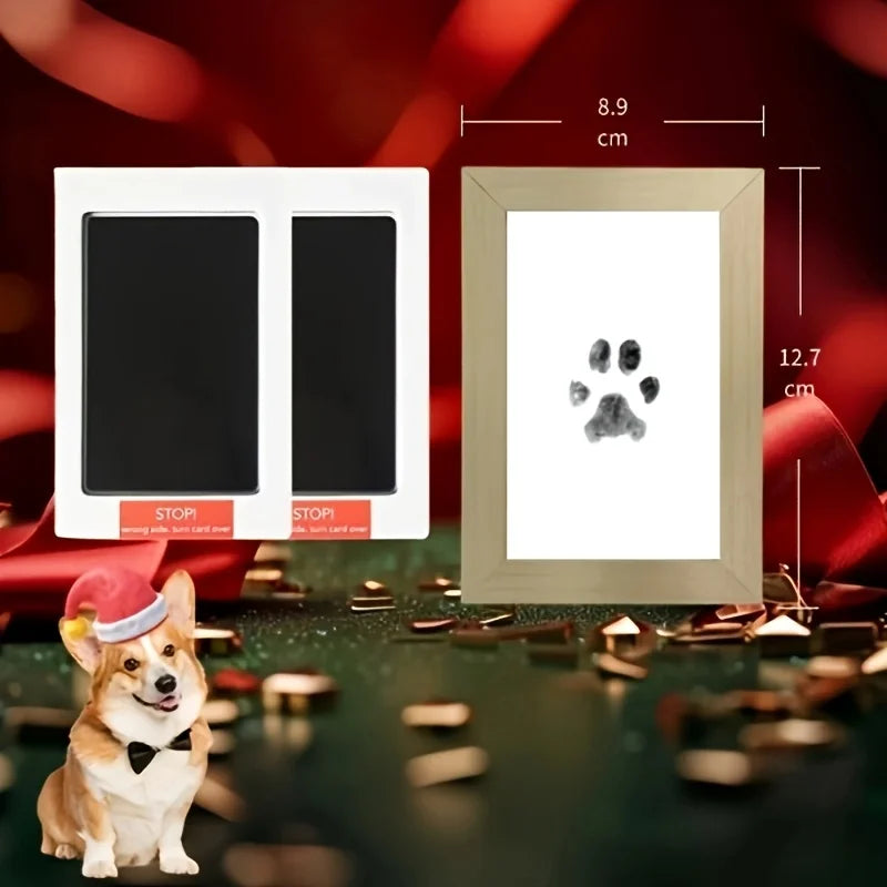 Pet Paw Print Impression Kit with Photo Frames- Mess-Free