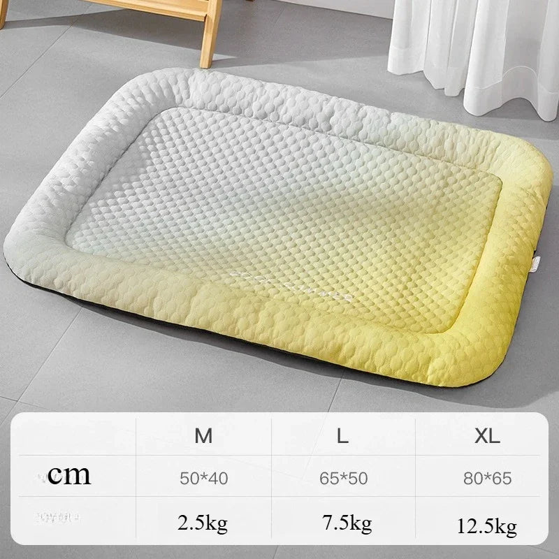 Cooling Mat-Summer Dog Bed -Cushion Puppy Sleep Nest-Pet Kennel Cooling Bed