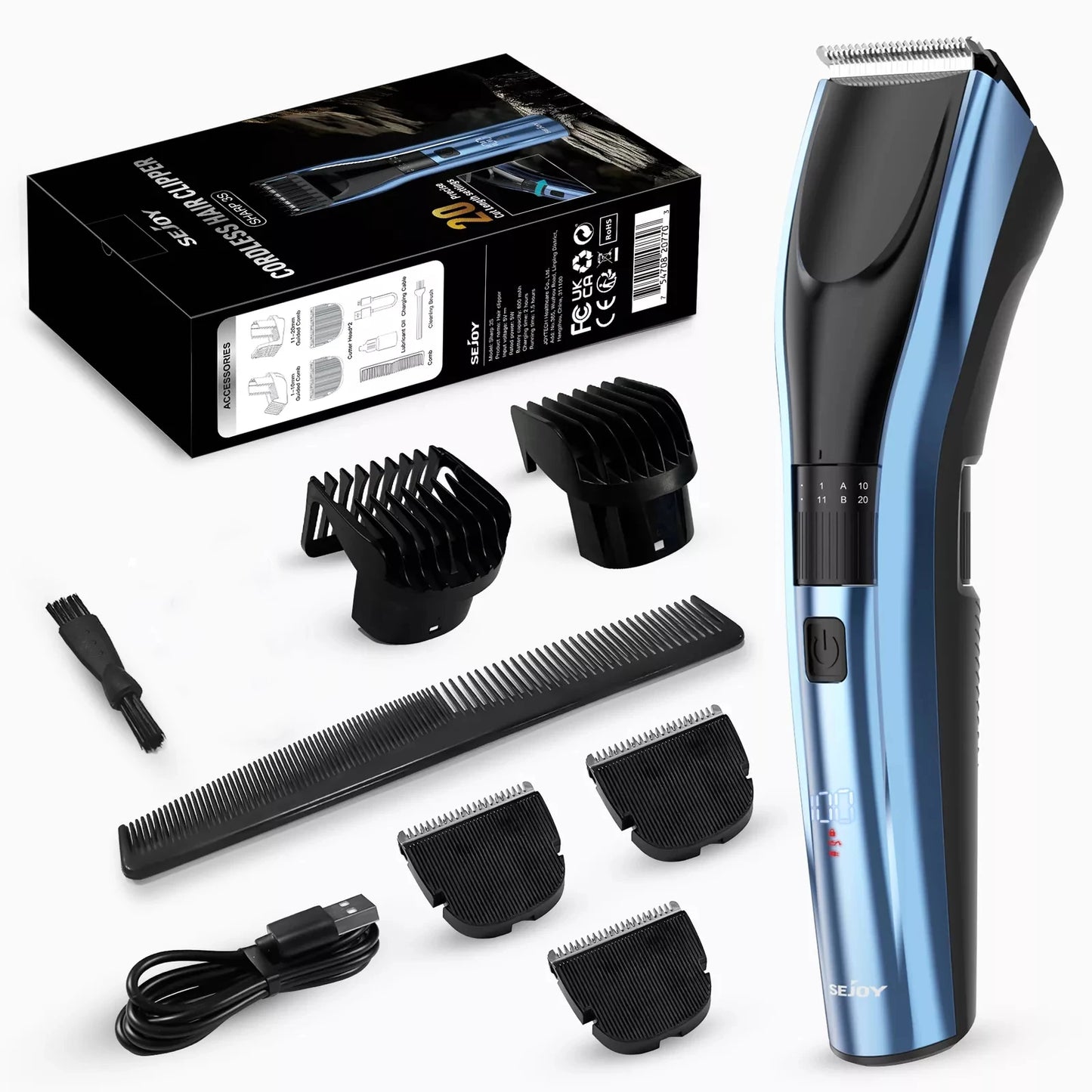 Pet Hair Clippers For Dog -Hair Trimmer Shaver Hair Cutting Machine Puppy Grooming Haircut Low noise