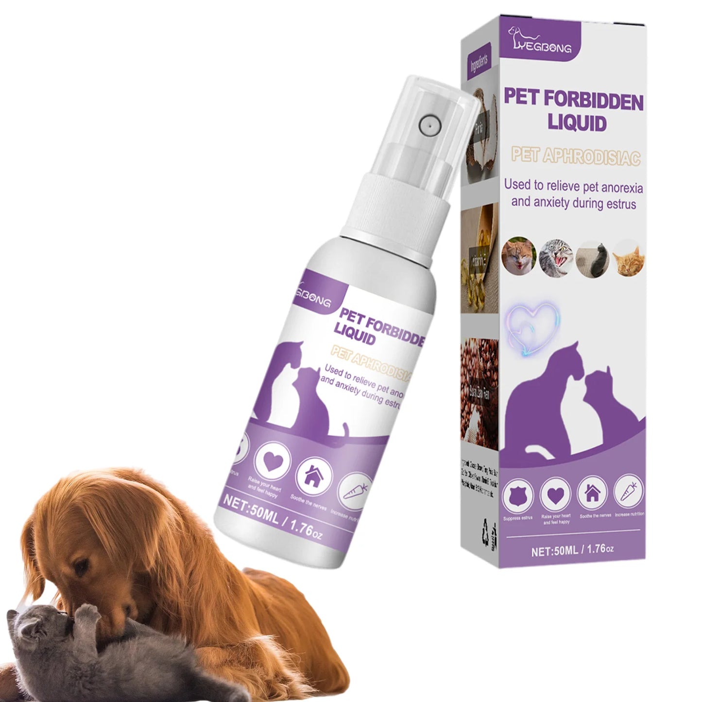 Calming Diffuser Dog Calming Spray For Pets- Safe Healthy Anti-Anxiety Liquid Sprays