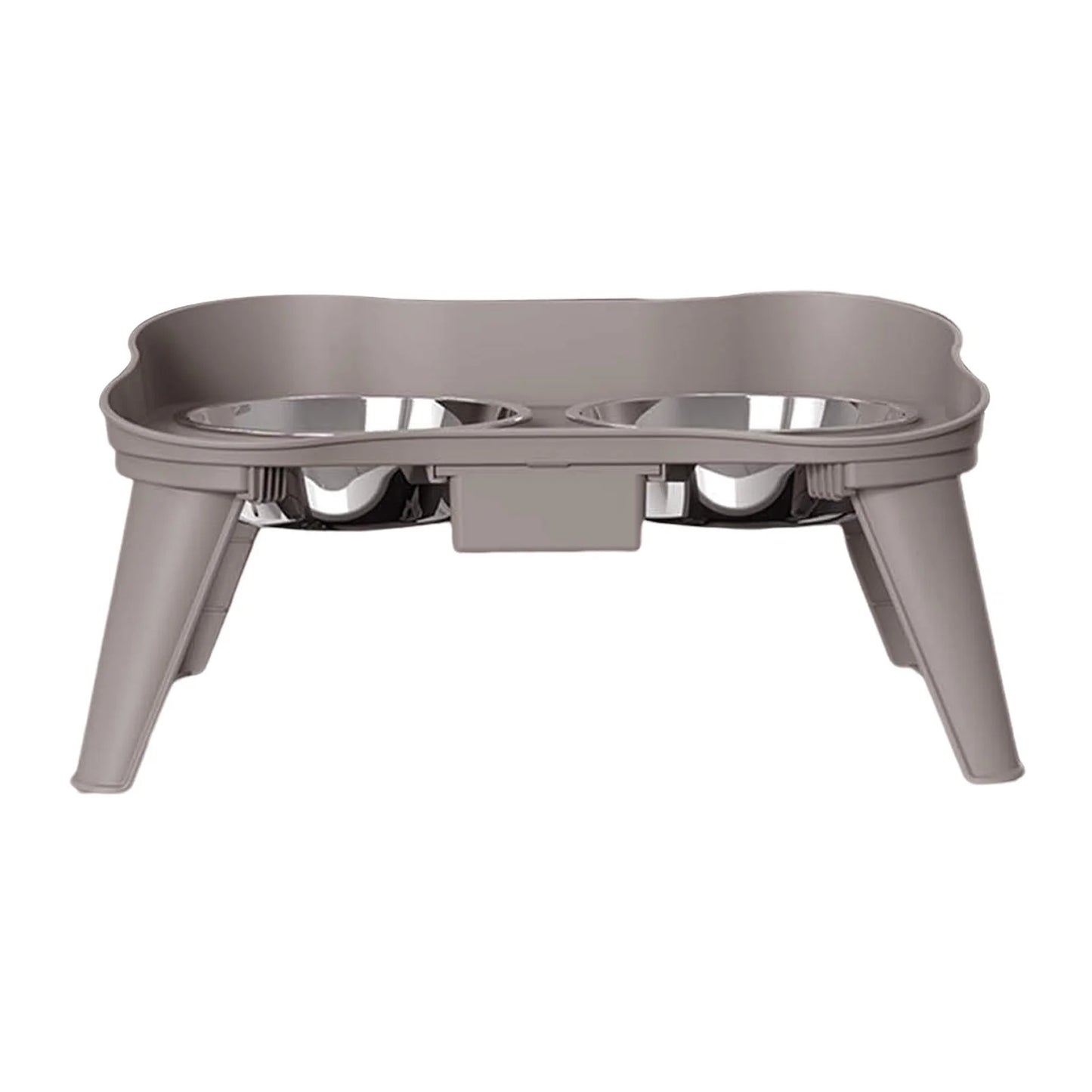 Stainless Steel Elevated Dog Bowl -Non-Slip and No Spill Design Bowl- for Small Medium Large Dogs