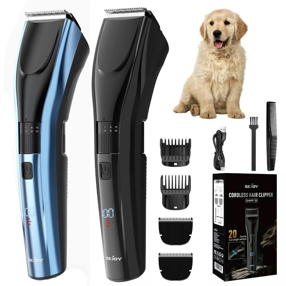Pet Hair Clippers For Dog -Hair Trimmer Shaver Hair Cutting Machine Puppy Grooming Haircut Low noise