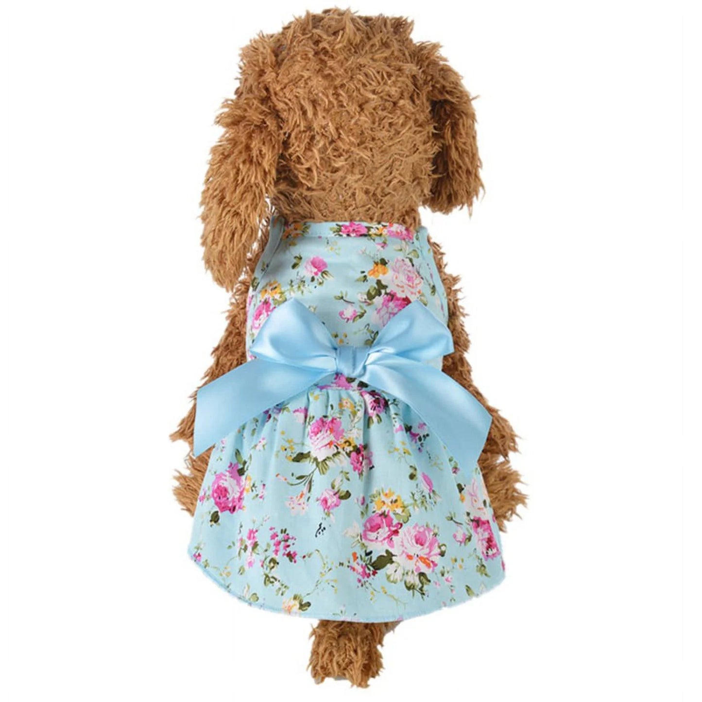 Clearance! Beautiful Floral Pet Dog Dress for Small Dogs - Perfect for Summer Chihuahua, Pug, Yorkie - Puppy Cat Clothes, Dog We