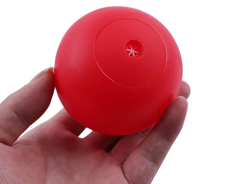 1pc Rubber Dog Toys- Squeaky -Cleans Teeth- Dog Chew Toy- Small Puppy Toys Ball- Bite Resistant-Diameter 7cm-Dog Toys