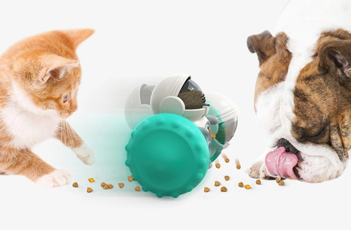 Interactive Dog Treat Puzzle Toy - Mental Engagement & Slow Feeding Game - Food Dispensing Challenge for Active Small & Medium Dogs