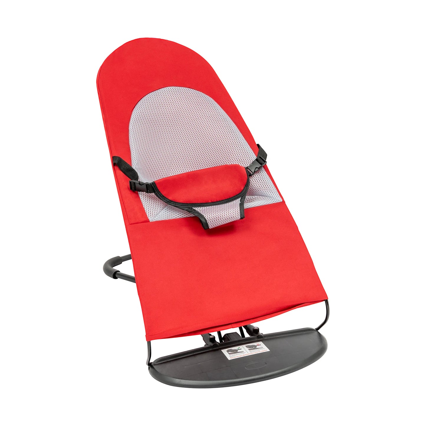 Pet Rocking Chair- Stainless Steel Bracket- Height Adjustable- Foldable- Portable with Anti-slip Pads for Home