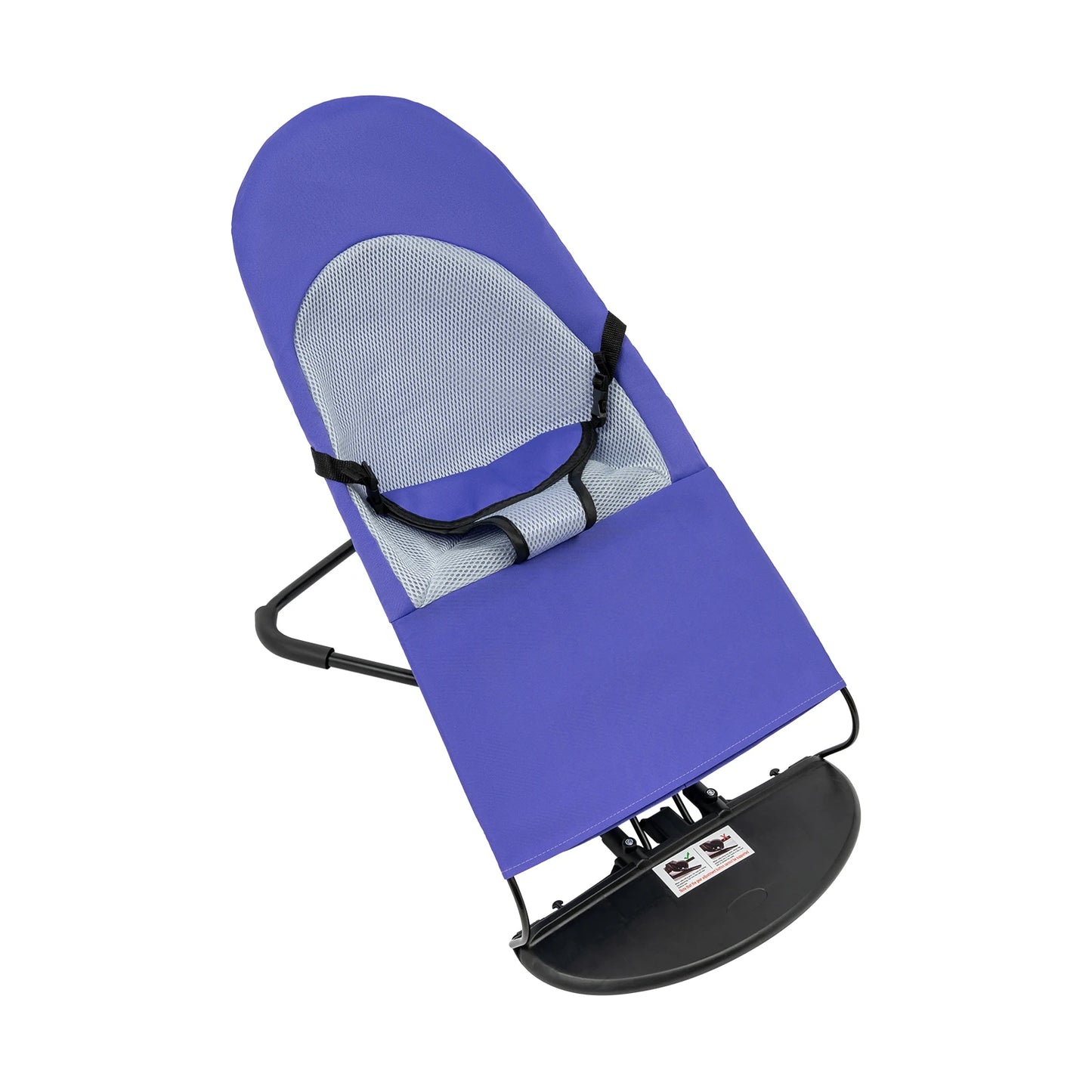 Pet Rocking Chair- Stainless Steel Bracket- Height Adjustable- Foldable- Portable with Anti-slip Pads for Home