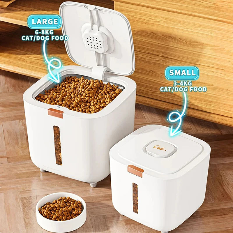Pet food storage barrel- sealed moisture-proof barrel storage