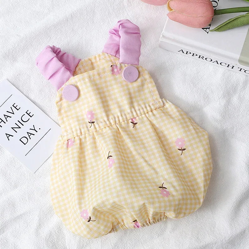 CuteSummer Dog s Clothes-Vest Flower Skirt- Small Dog Dress- Suspender