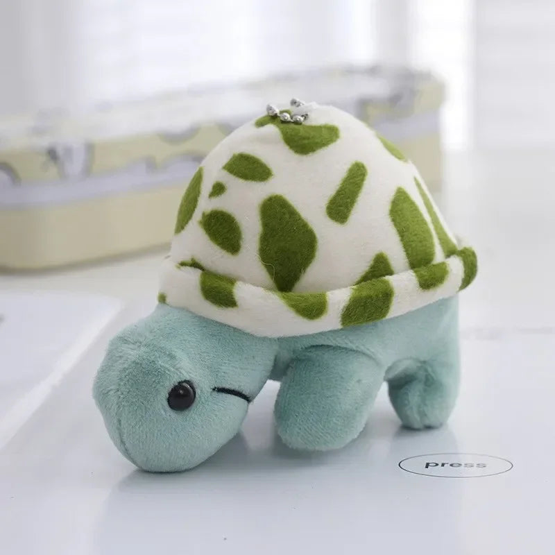 1pc Random Colors- Turtle Shaped Plush Toy For Small and Medium Dogs- To Grind and Clean- For Interactive Play