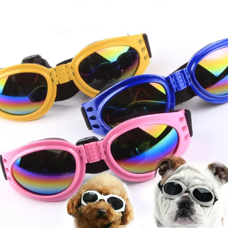 6 Colors Fashion Dogs Sunglasses- Waterproof Glasses For Small Medium Large Dogs -Protection UV Goggles