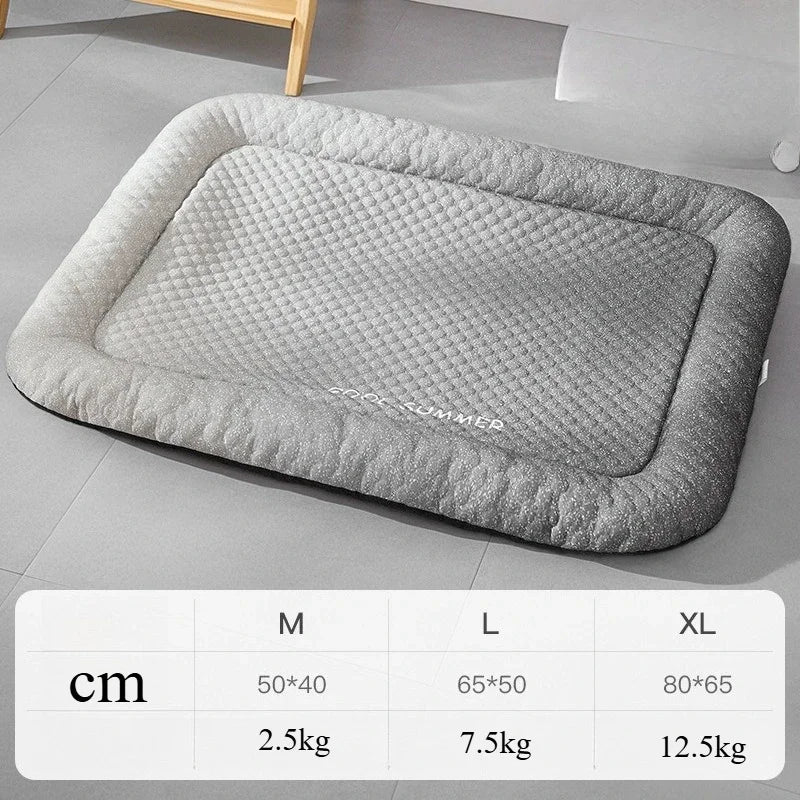 Cooling Mat-Summer Dog Bed -Cushion Puppy Sleep Nest-Pet Kennel Cooling Bed