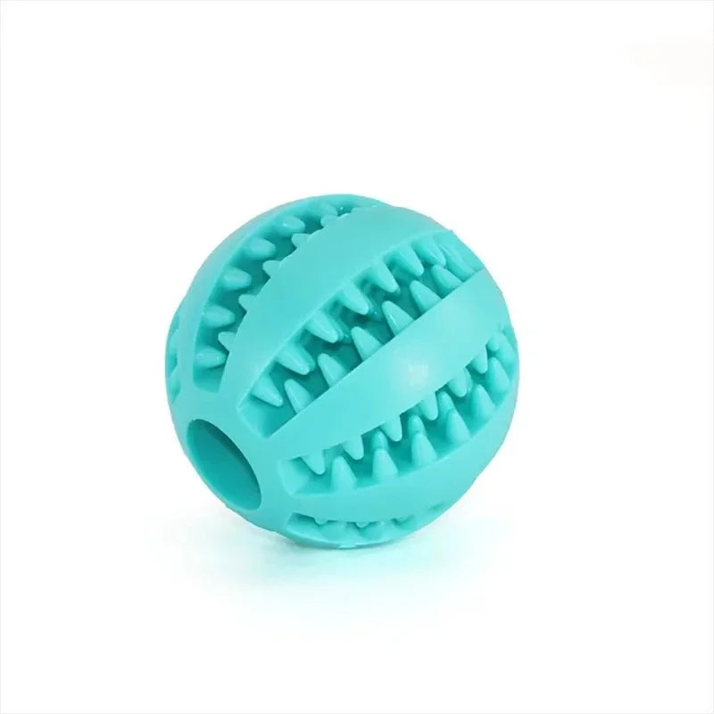 Natural Rubber Pet Dog Toy- Dog Chew Toy- Cleaning Teeth-Freshens Breath-Treat Ball- Extra-tough Interactive Elasticity Ball 5cm