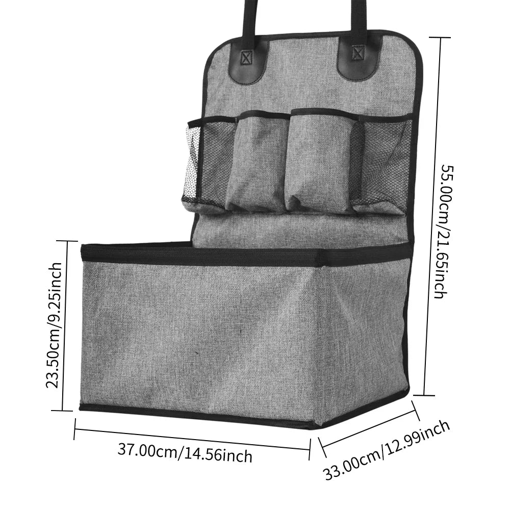 Front Seat Dog Car Seat with Storage- Pockets-Pet Booster Car Seat for Small to Medium Dog