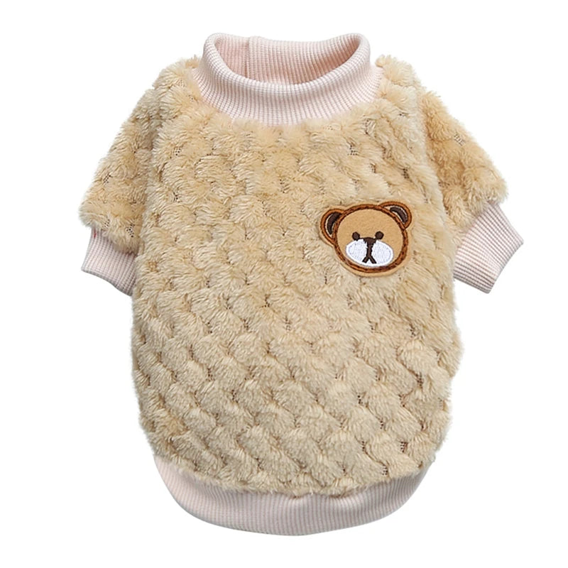Pullover Soft Fleece Warm Dog Clothes for Small and Medium Breeds