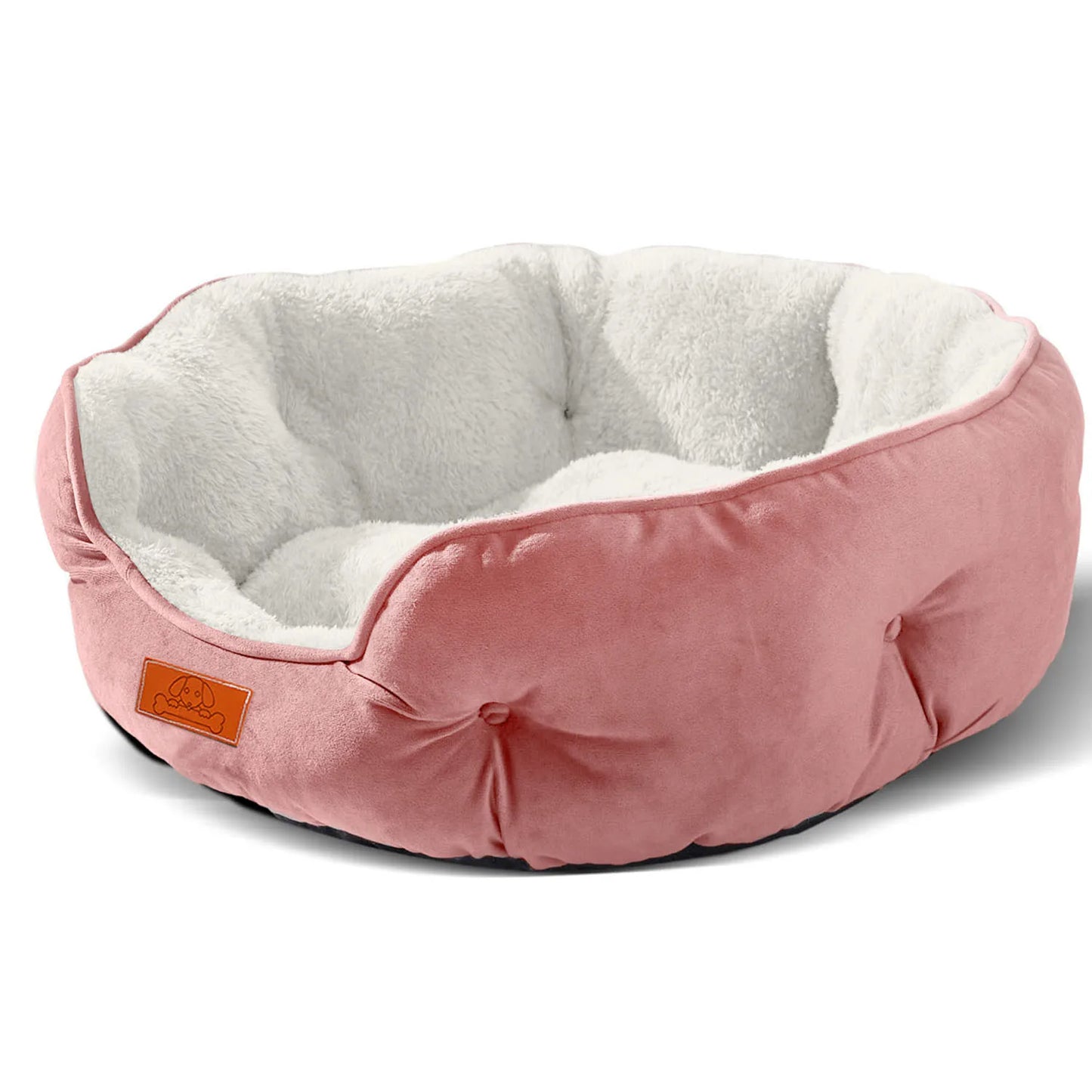Pet Bed- Soft Washable- Non-Slip Base- Water Resistant- Grey, 50 cm