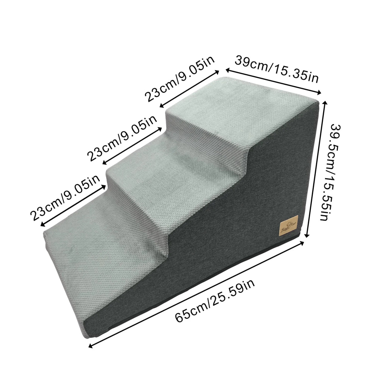 3/4 Steps Dog Stairs-Washable Cover-Non-Slip- Balanced-Pet Steps-Pet Stairs