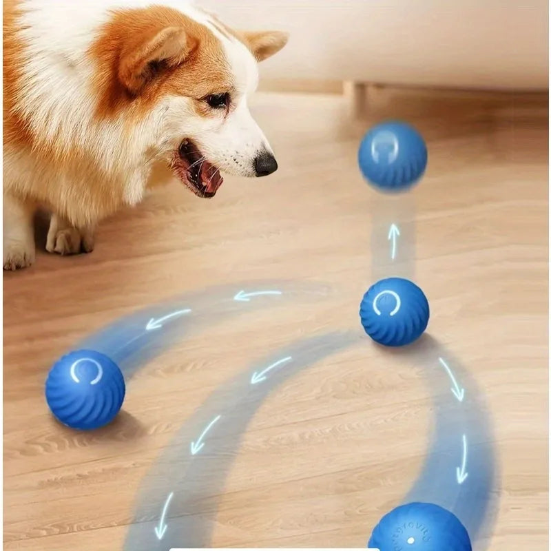 New Gravity Intelligent Jumping Ball Electric Charging Cat and Dog Toy Self Hit Pet Dog Toy Ball