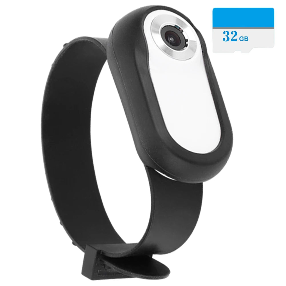 HD 1080P Wireless Camera Collar- Mini Body Cam with 32G Card for Pets