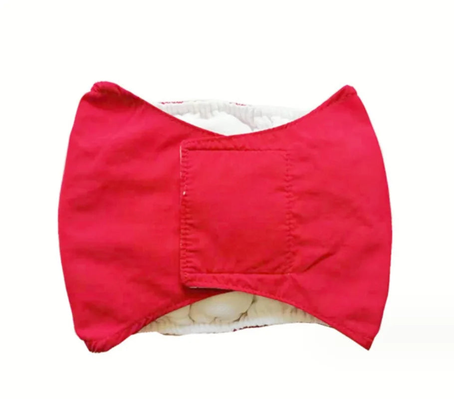 Reusable Male Dog Belly Bands- Washable- Adjustable Diapers- Anti-Mating-Estrus Safety Pants with Absorbent Layer-Sizes XS-XL-Pet Grooming