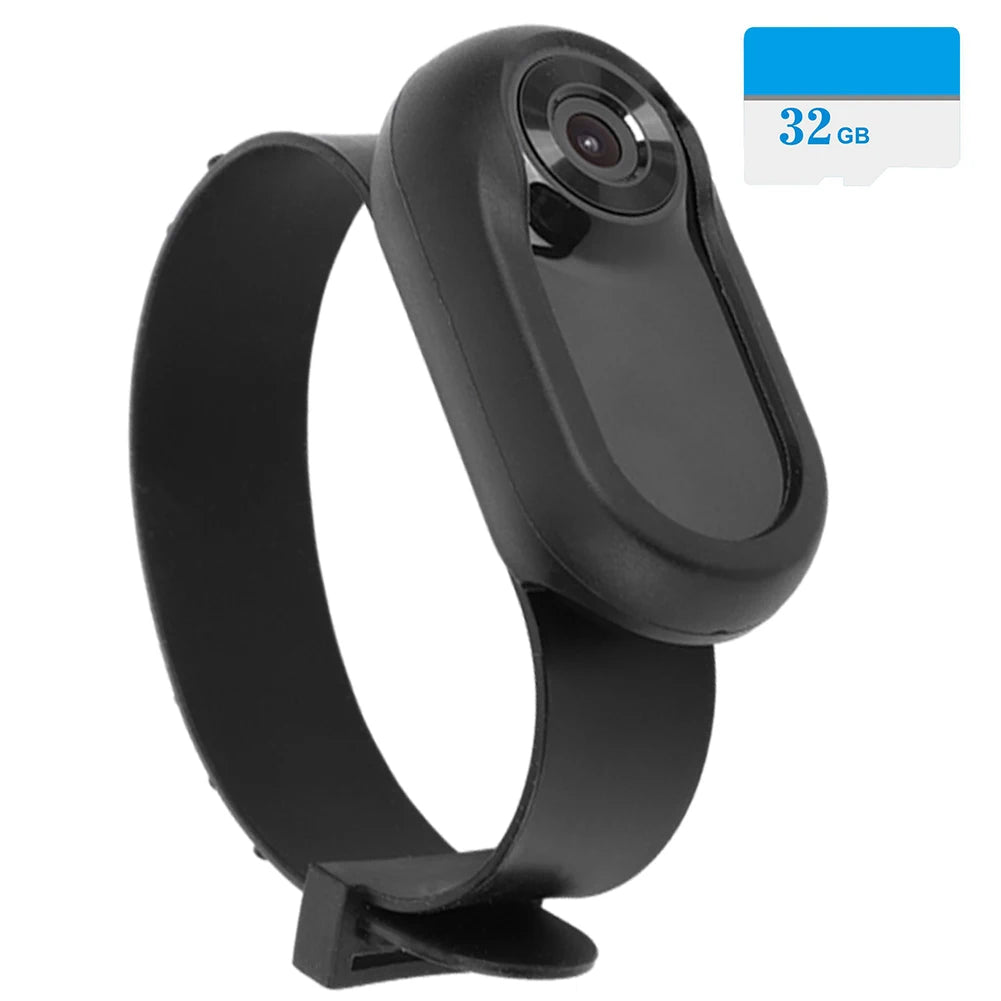 HD 1080P Wireless Camera Collar- Mini Body Cam with 32G Card for Pets