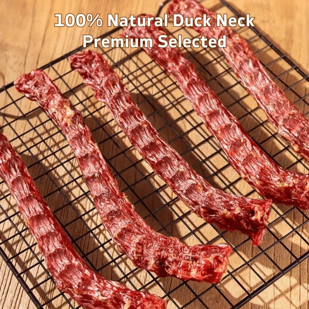 150g/5.29oz (3 Count x50g/1.76oz) Duck Necks- All Natural Ingredients-Healthy- Easily Digestible
