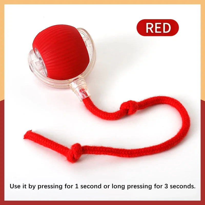 Smart Dog Toy Ball -Electronic Interactive Pet Toy - USB Automatic Moving Bouncing Ball