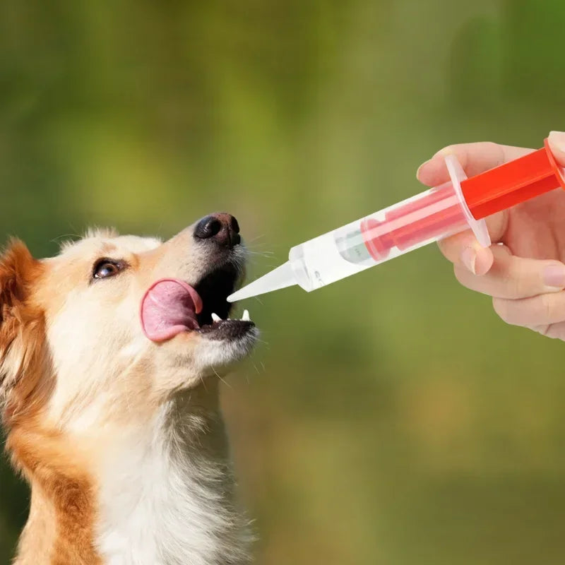 Pet Liquid/Pill Medicine Dispenser- Pill Gun Shooter Syringe with Soft Tip -Feeding Tool for Pets