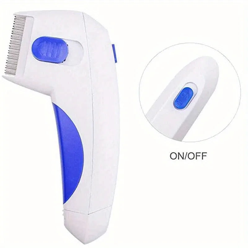 1pcs Cat & Dog electric Flea Comb, removes loose Hair fleas, and eggs electronic Remover, suitable For Cats, Dogs