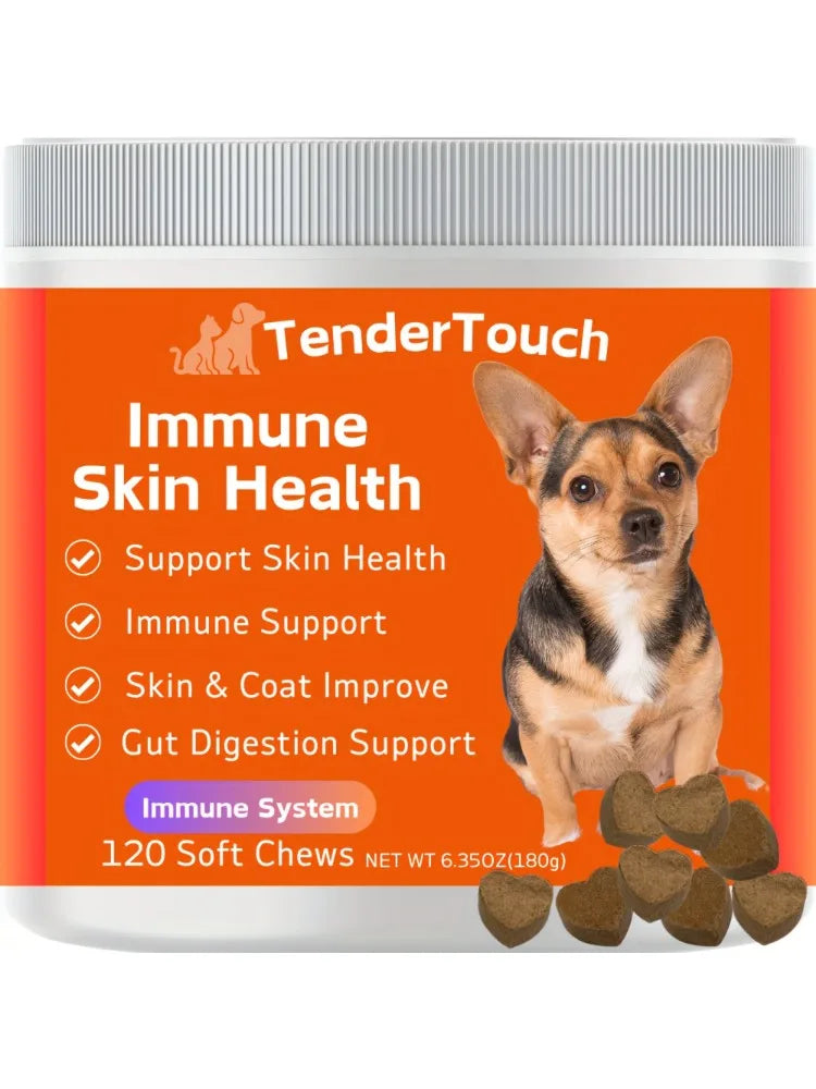 Allergy/Immune Supplement-120 Chews - 1 Pack (1 x 180g/6.35oz) - Tender Touch Allergy & Immune Support