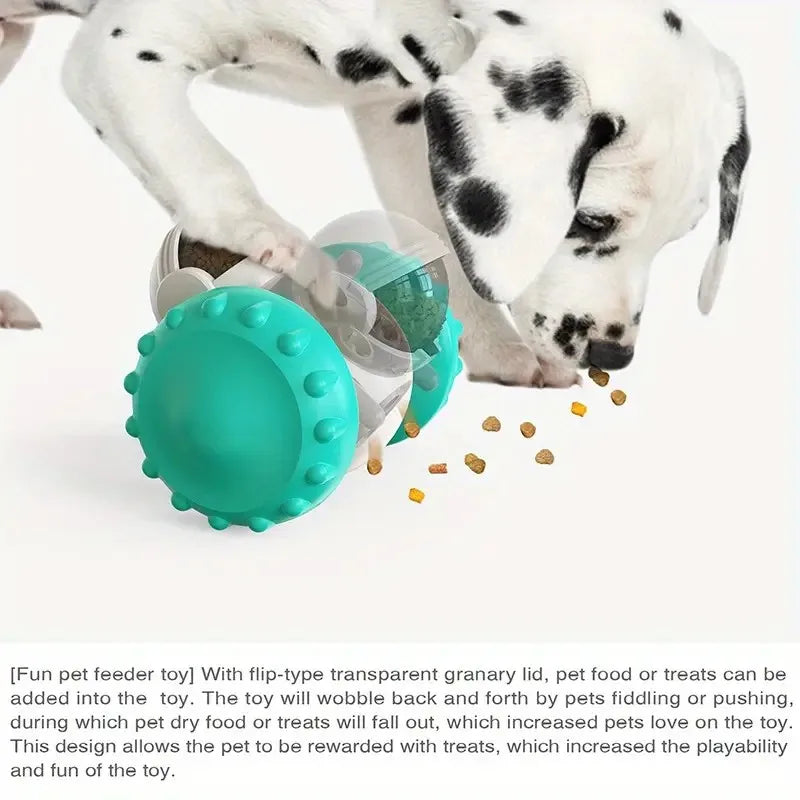 Interactive Dog Treat Puzzle Toy - Mental Engagement & Slow Feeding Game - Food Dispensing Challenge for Active Small & Medium Dogs