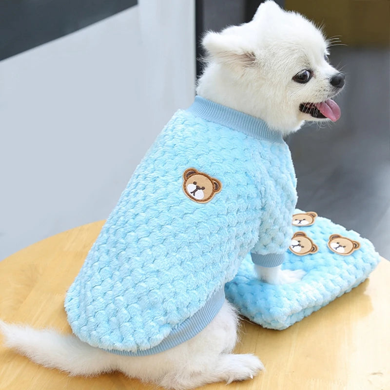 Pullover Soft Fleece Warm Dog Clothes for Small and Medium Breeds