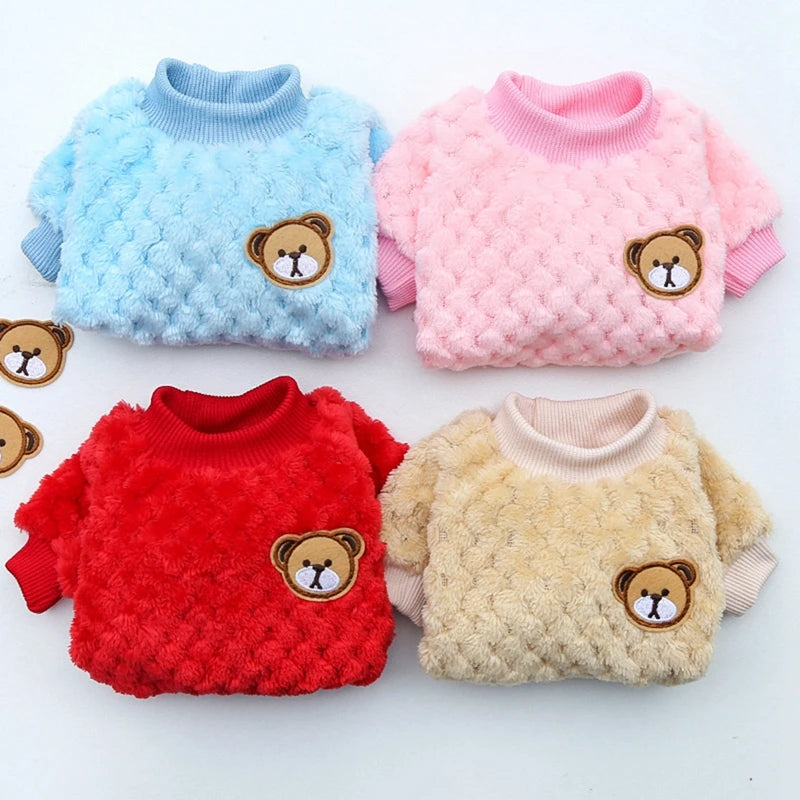 Pullover Soft Fleece Warm Dog Clothes for Small and Medium Breeds
