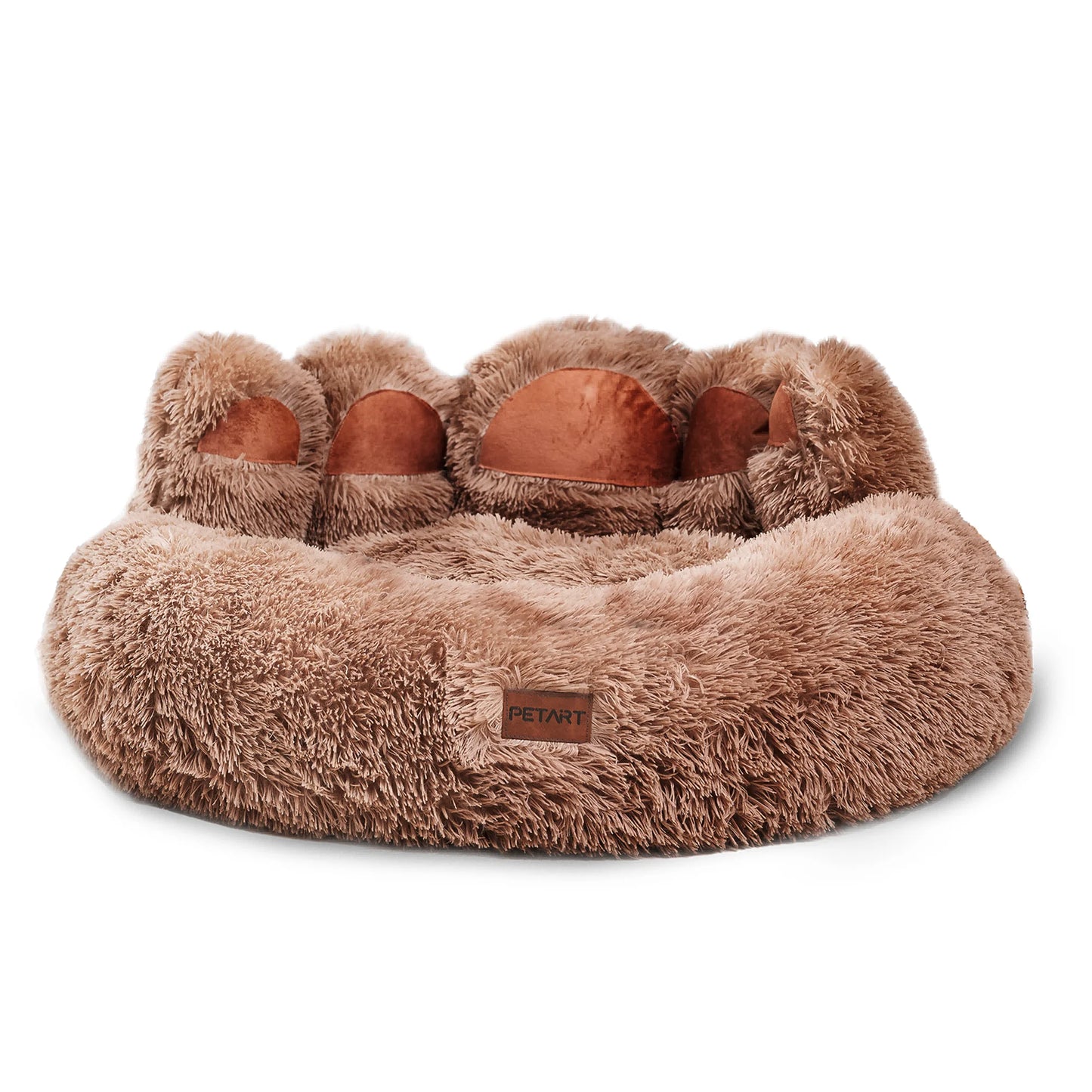 Cozy Comfy Pet Dog Bed- Paw Shape Warm Dog Bed- Fluffy Dog Bed- Deep Sleeping Warm Thickened
