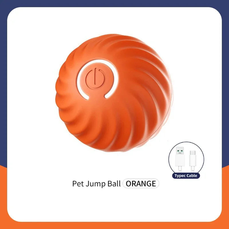 Smart Dog Toy Ball -Electronic Interactive Pet Toy - USB Automatic Moving Bouncing Ball