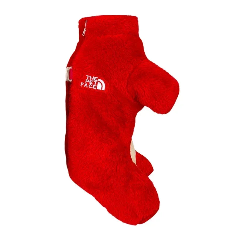 Winter Warm Soft Fleece Overalls - Zippered Coat -NEW Jumpsuit Pet Jacket- Small Onesies